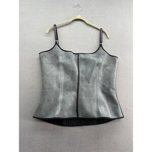 What Waist Waist Trainer Corset Womens 44 Latex Steel Boned Adjustable Shapewear